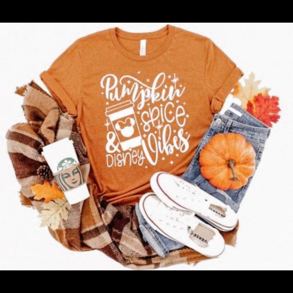 Disney Pumpkin Spice Tee | Disney Shirt | Disney